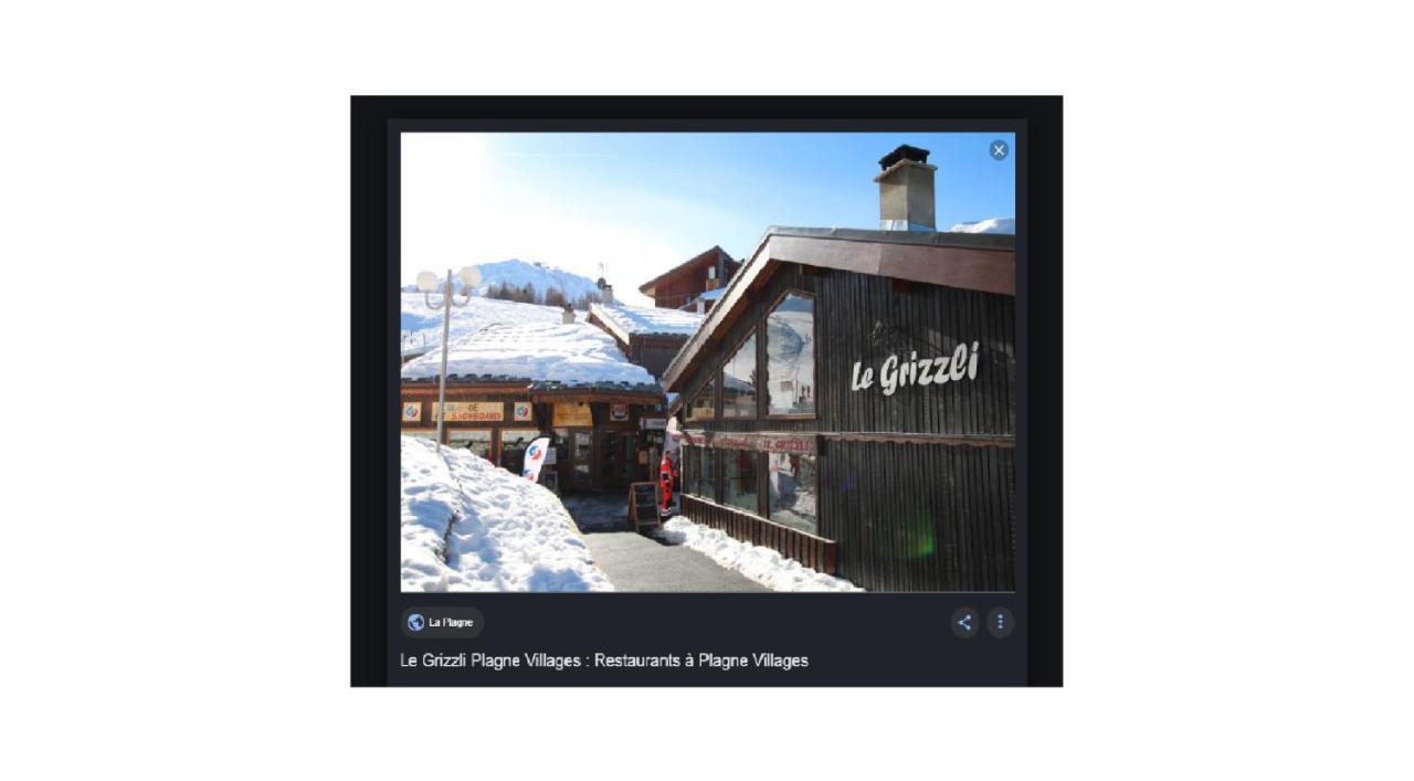 Studio 1 Piece Plagne Village 4 Personnes 2050 M Pied Des Pistes La Plagne Exterior foto